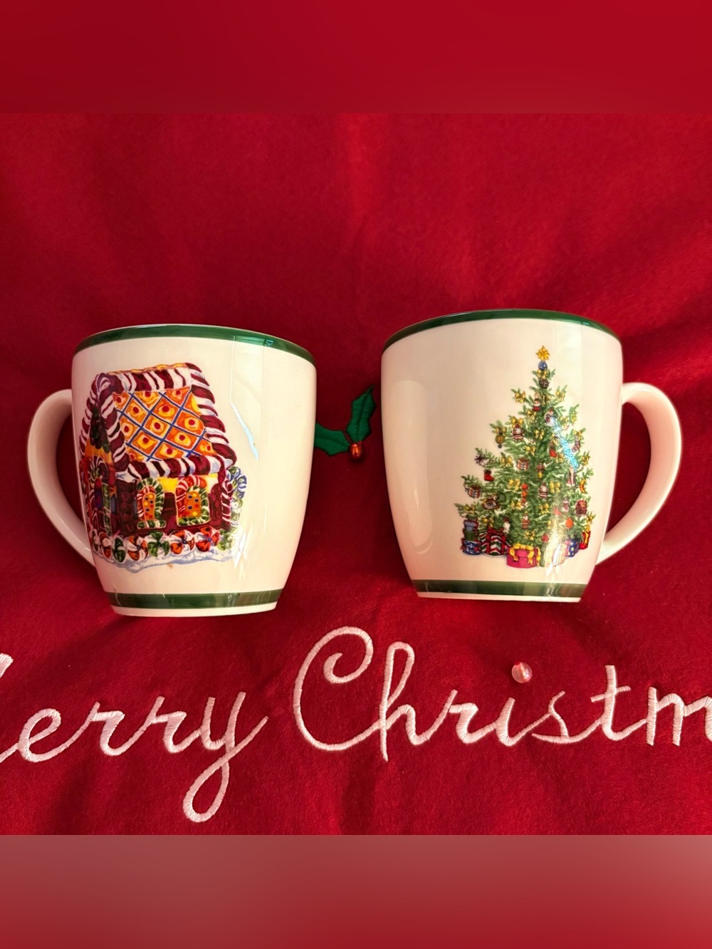 Vintage Traditions Holiday
Celebrations- Christopher Radko
Mugs - Set of 2.